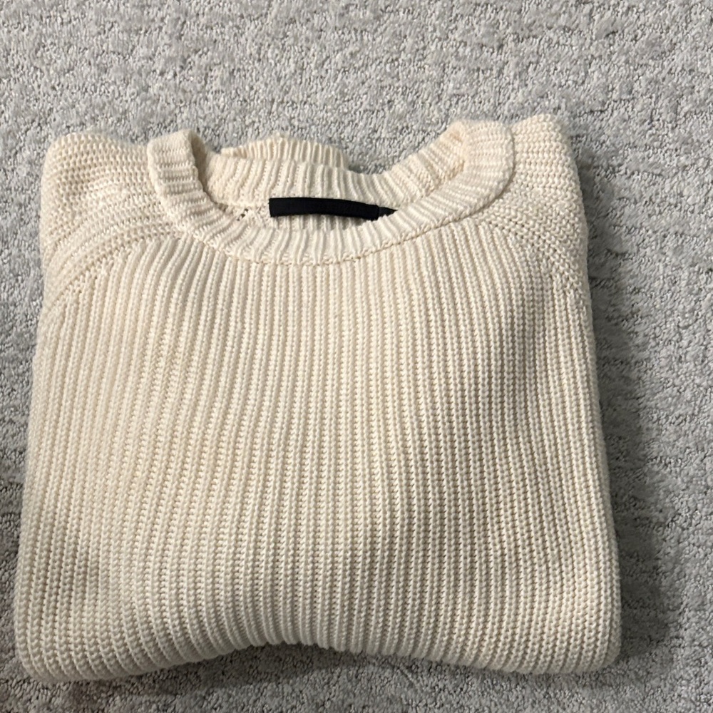 Cozy Cream Knit Sweater